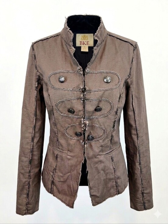 BKE Jackets & Blazers - BKE Victorian Military Jacket Goth Steampunk Raw Edge Emo Grunge Punk Parade